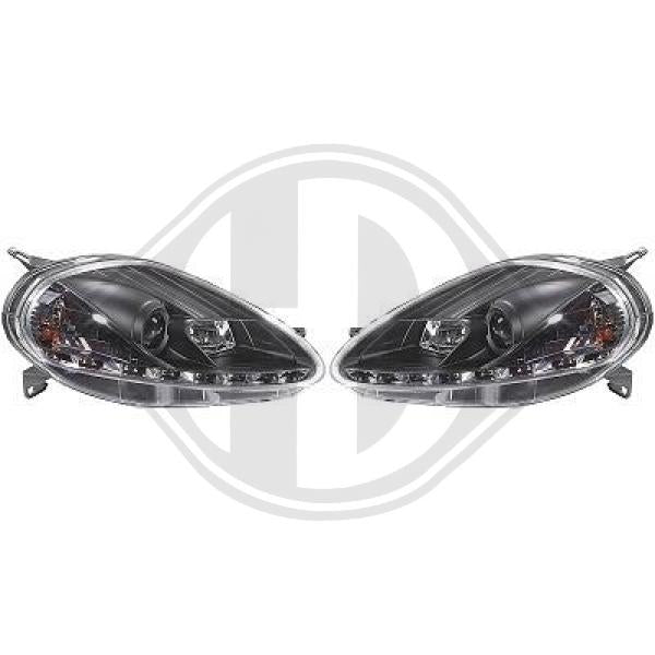 Fiat Grande Punto 05-09 - Zestaw reflektora głównego