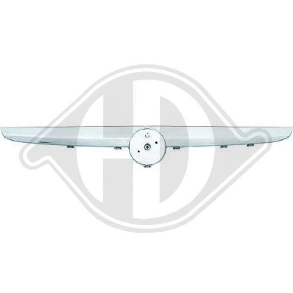 Fiat Punto Evo 09-11 - Listwa ozdobna / ochronna kratka chłodnicy