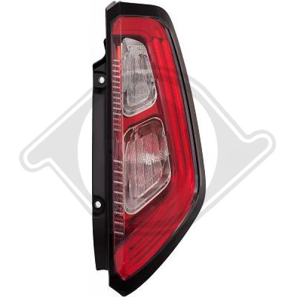 Fiat Punto Evo 09-11 - Lampa tylna zespolona