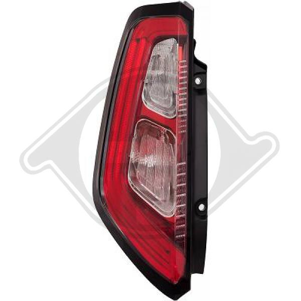 Fiat Punto Evo 09-11 - Lampa tylna zespolona