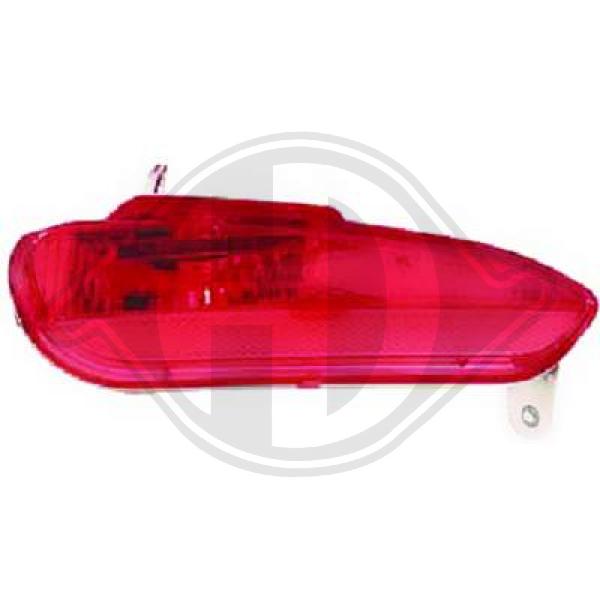 Fiat Punto Evo 09-11 - Lampy przeciwmgłowe tylne