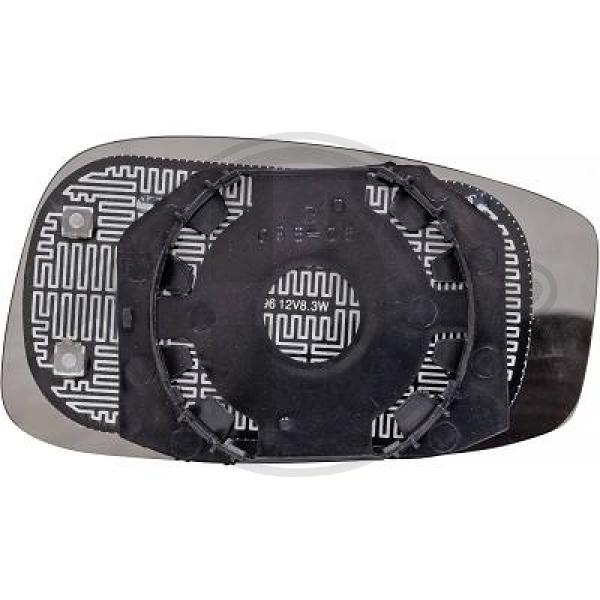 Fiat Stilo 5 Türig/Multiwgn.04-08 - Szkło lusterka lusterko zewnętrzne