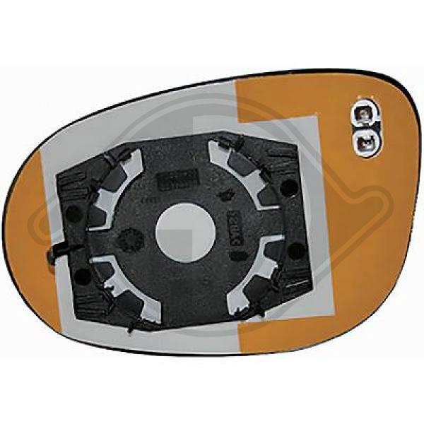 Fiat Bravo 07-14 - Szkło lusterka lusterko zewnętrzne