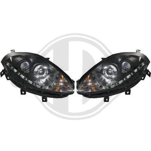 Fiat Bravo 07->> - Zestaw reflektora głównego