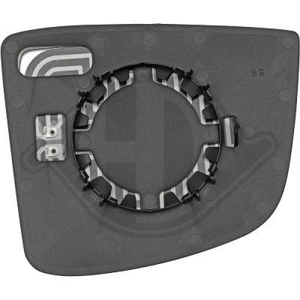 Fiat Doblo 10-15 - Szkło lusterka lusterko zewnętrzne