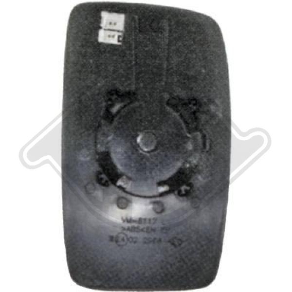 Citroen Jumpy 07->> - Szkło lusterka lusterko zewnętrzne