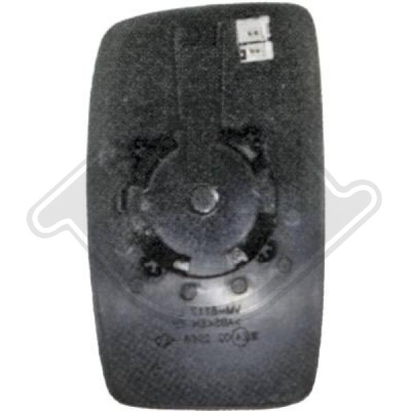 Citroen Jumpy 07->> - Szkło lusterka lusterko zewnętrzne