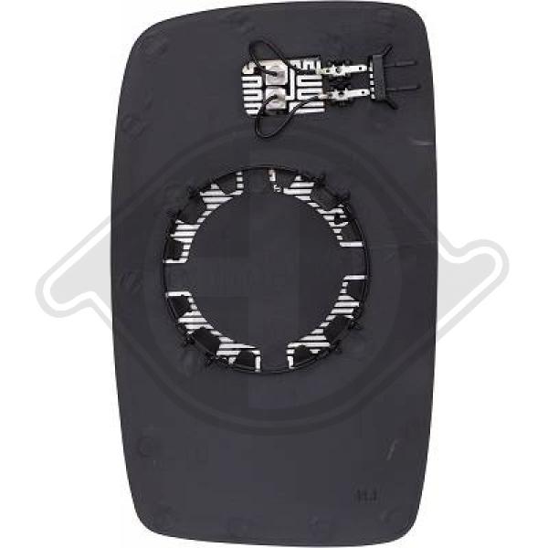 Fiat Scudo 07-16 - Szkło lusterka lusterko zewnętrzne