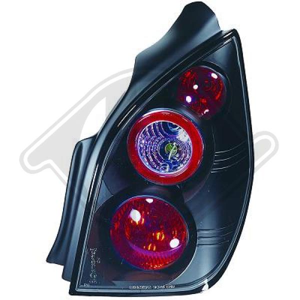 Citroen C2 03-08 - Zestaw lampy tylnej