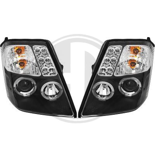 Citroen C2 03-09 - Zestaw reflektora głównego