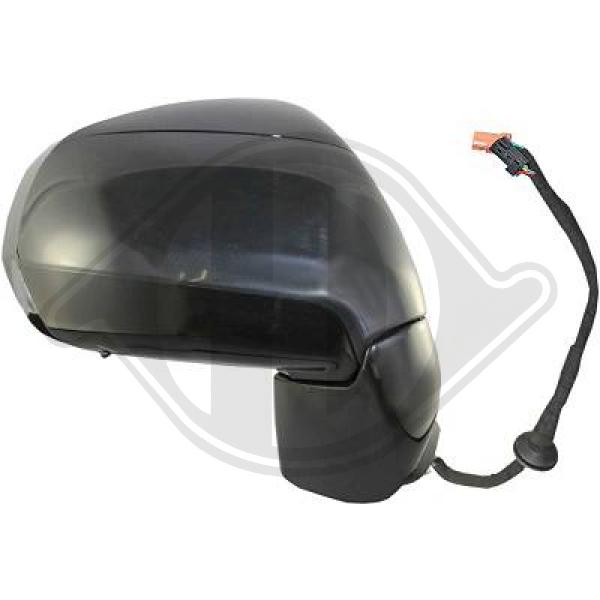 Citroen C3 Picasso 09->> - Lusterko zewnętrzne