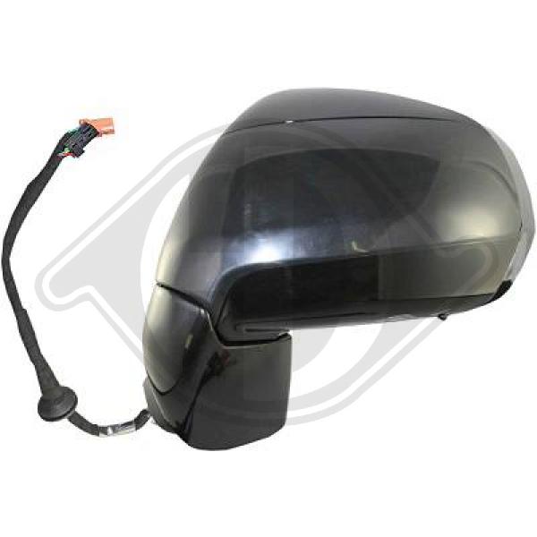 Citroen C3 Picasso 09->> - Lusterko zewnętrzne