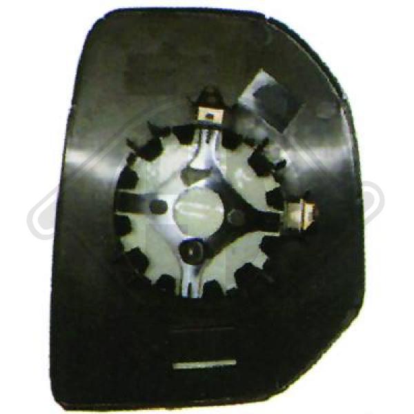 Citroen Berlingo 08-12 - Szkło lusterka lusterko zewnętrzne