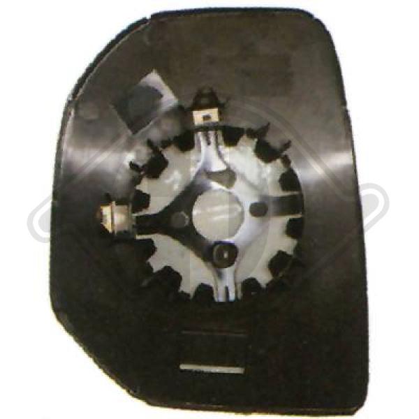 Citroen Berlingo 08-12 - Szkło lusterka lusterko zewnętrzne