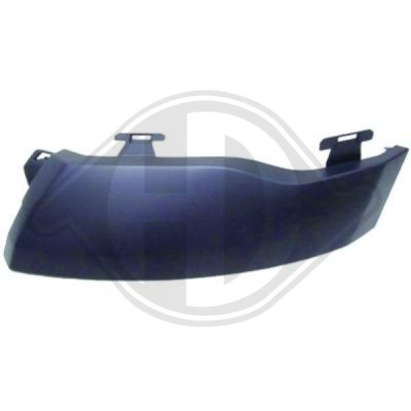 Peugeot Partner Tepee 08-12 - Listwa ozdobna / ochronna zderzak