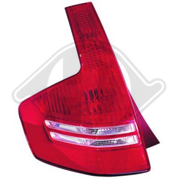 Citroen C4 3/5 türig 04-09 - Lampa tylna zespolona