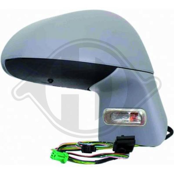 Citroen C4 3/5 trg. 09-10 - Lusterko zewnętrzne