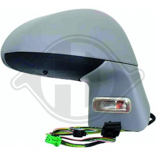 Citroen C4 3/5 trg. 09-10 - Lusterko zewnętrzne