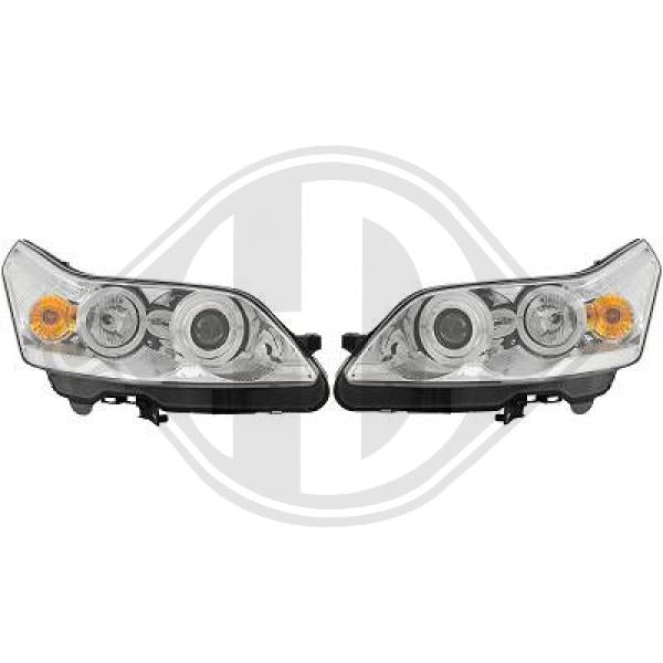 Citroen C4 3/5 türig 04-09 - Zestaw reflektora głównego