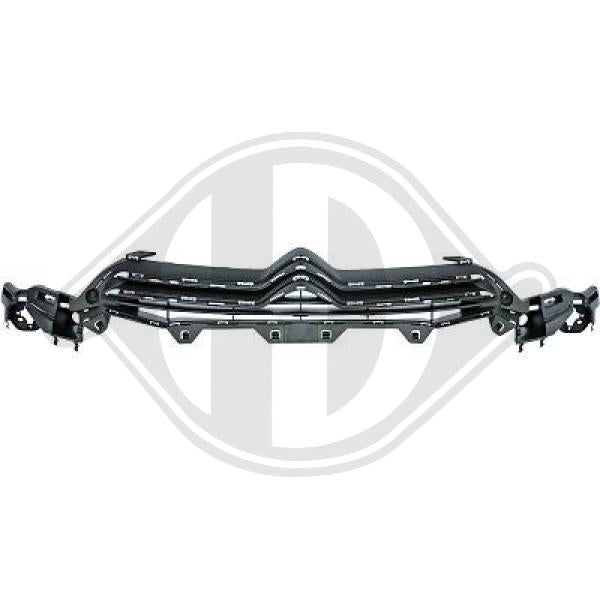 Citroen C4 3/5 trg. 11-15 - Kratka chłodnicy (grill)