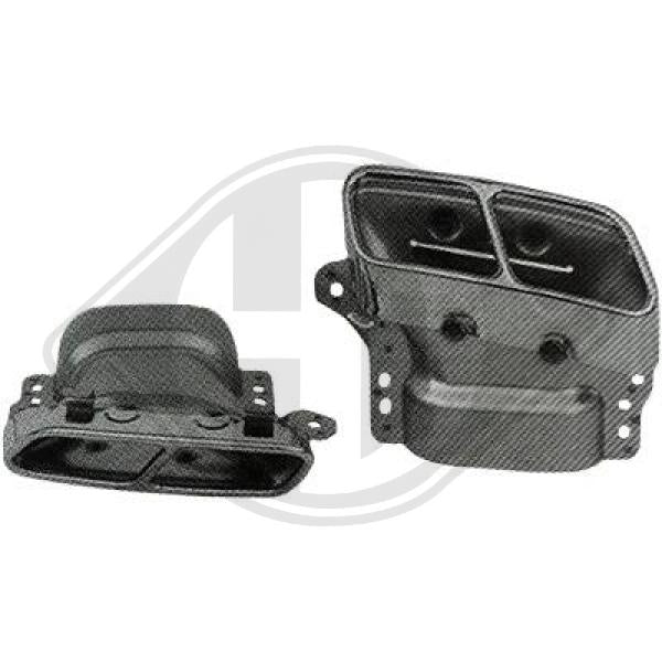 Mercedes A-Klasse W176 AMG Optik 12-18 - Przegroda rury wylotowej