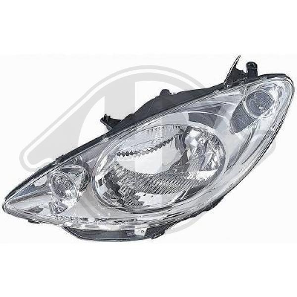 Peugeot 107 12->> - Reflektor