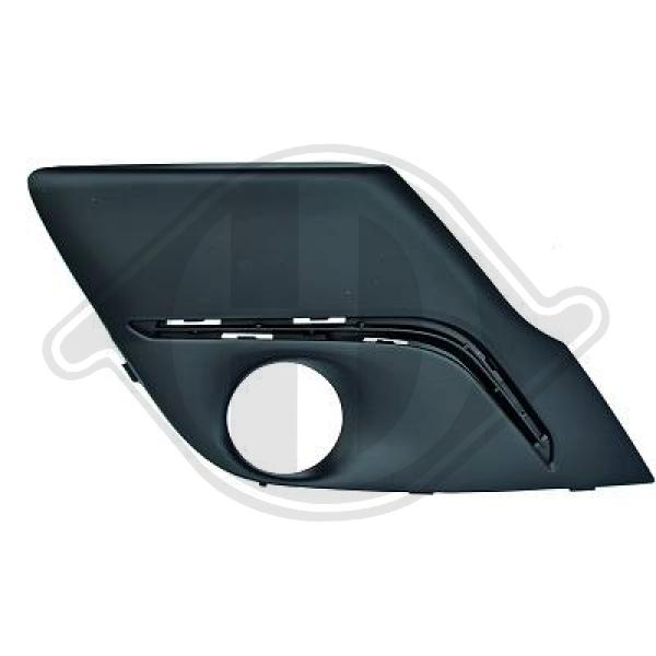 Peugeot 107 12->> - Kratka wentylacyjna zderzak