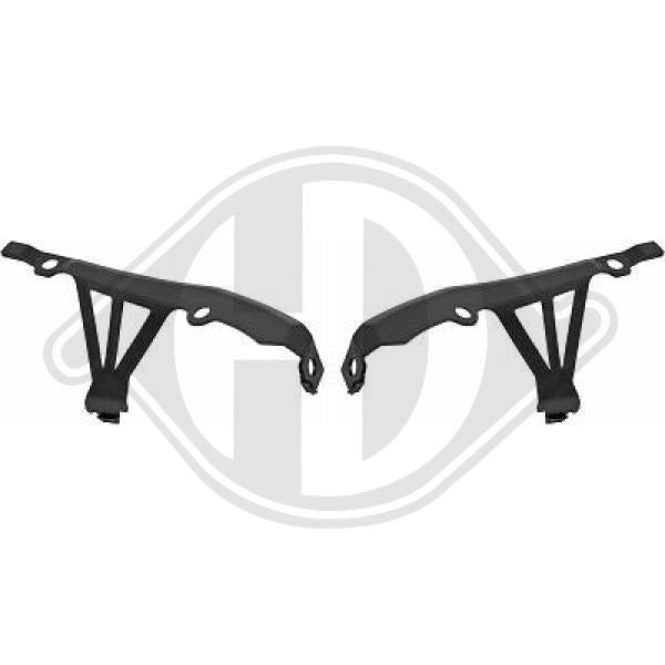 Peugeot 108 14->> - Zestaw uchwytów zderzak