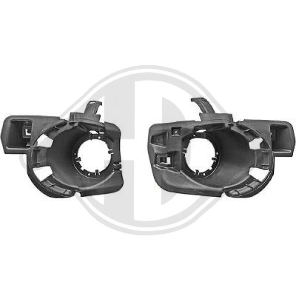 Peugeot Partner Tepee 08-12 - Mocowanie reflektor przeciwmgłowy