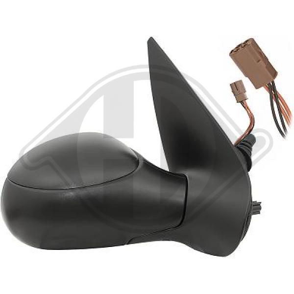 Peugeot 206/206CC 98-08 - Lusterko zewnętrzne