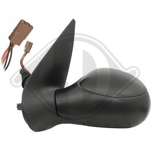 Peugeot 206/206CC 98-08 - Lusterko zewnętrzne