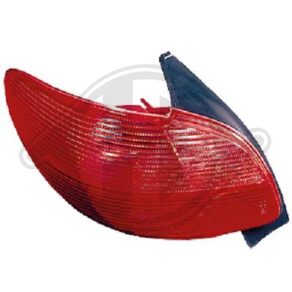 Peugeot 206/206CC 98-08 - Lampa tylna zespolona