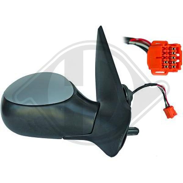 Peugeot 206/206CC 98-08 - Lusterko zewnętrzne