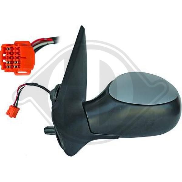 Peugeot 206/206CC 98-08 - Lusterko zewnętrzne