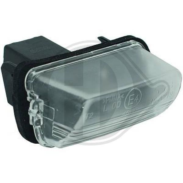 Citroen Berlingo Multispace/Kastenw.12-15 - Oświetlenie tablicy rejestracyjnej