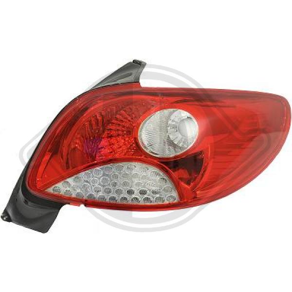 Peugeot 206+Plus 09-13 - Lampa tylna zespolona