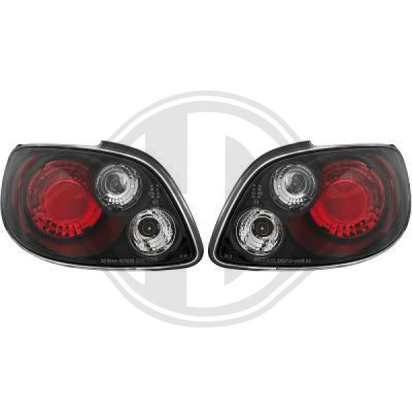 Peugeot 206/206CC 98-08 - Zestaw lampy tylnej