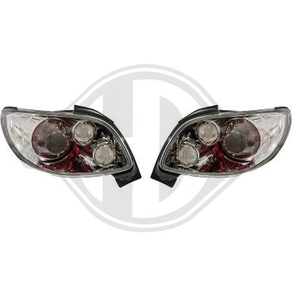 Peugeot 206/206CC 98-06 - Zestaw lampy tylnej