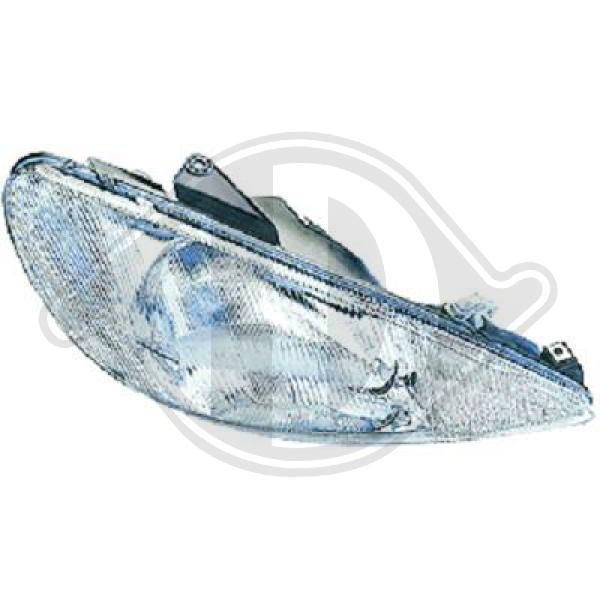 Peugeot 206/206CC 98-08 - Reflektor