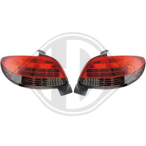 Peugeot 206/206CC 98-06 - Zestaw lampy tylnej