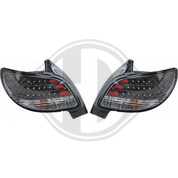 Peugeot 206/206CC 98-06 - Zestaw lampy tylnej