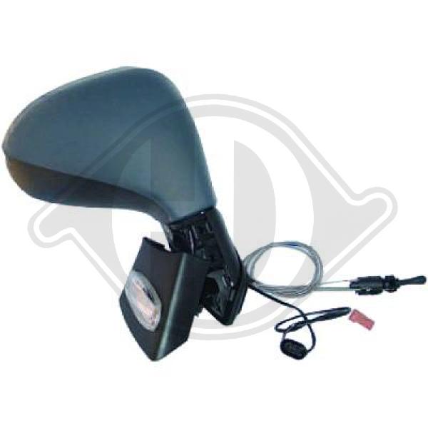 Peugeot 207 06-09 - Lusterko zewnętrzne