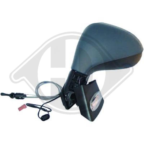 Peugeot 207 09-12 - Lusterko zewnętrzne