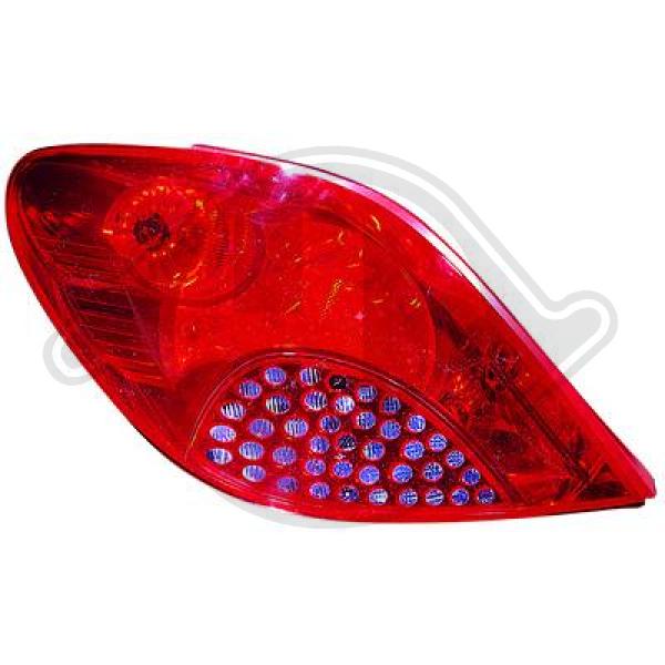 Peugeot 207 06-09 - Lampa tylna zespolona