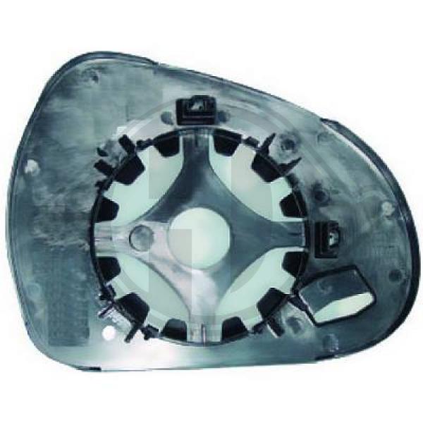 Peugeot 207 06-09 - Szkło lusterka lusterko zewnętrzne