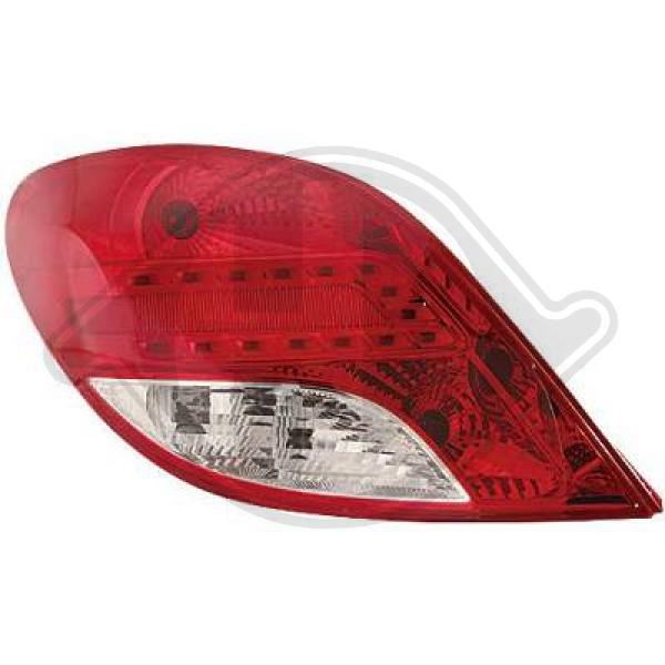Peugeot 207 09-12 - Lampa tylna zespolona