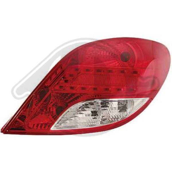 Peugeot 207 06-09 - Lampa tylna zespolona