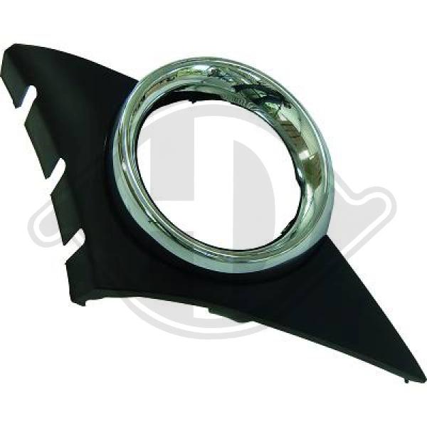 Peugeot 207 06-09 - Kratka wentylacyjna zderzak