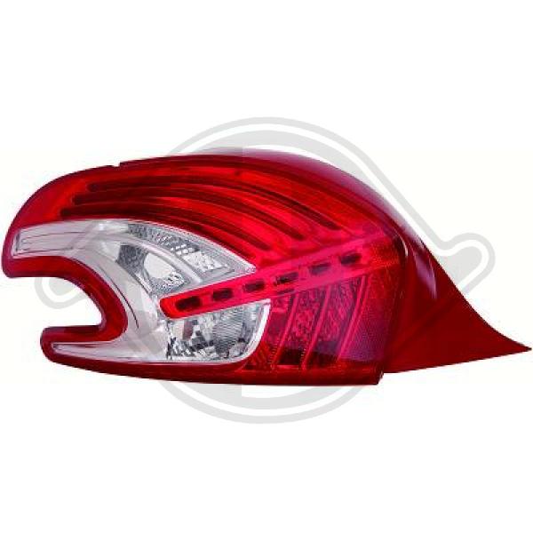 Peugeot 208 12-15 - Lampa tylna zespolona
