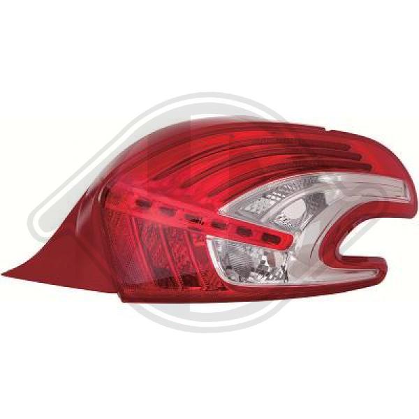 Peugeot 208 12-15 - Lampa tylna zespolona